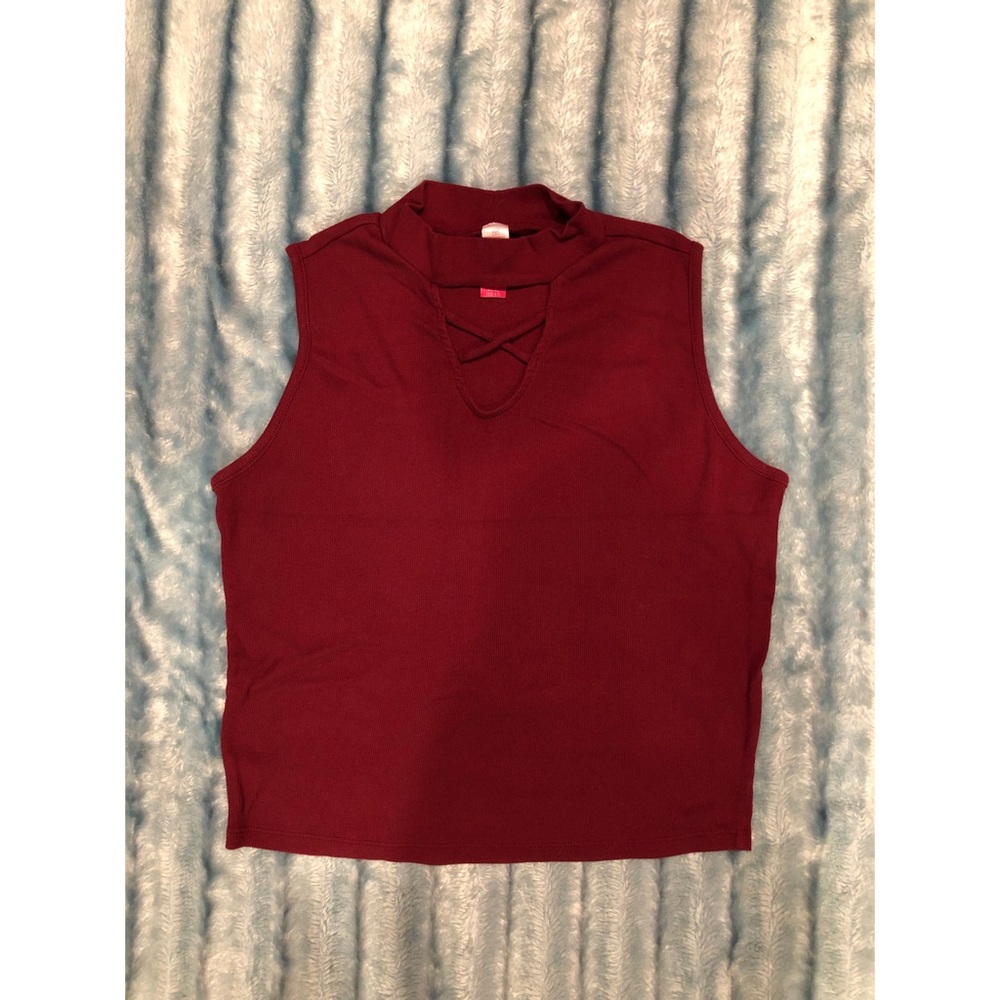 CrissCross Neck Tank Sweater